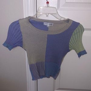 Verge Girl/Oscar Street ColorBlock Crop Top
